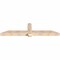 Ekena Millwork Eugene Smooth Timber Gable Bracket, Douglas Fir, 84"W x 21"H x 5 1/2"D x 5 1/2"F, 6/12 Pitch GBW084X21X0606EUG00SDF - alternate 2